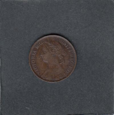 Beschrijving: 1 Farthing  VICTORIA